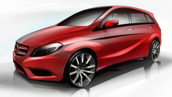 Mercedes-Benz B-Class Design Sketch