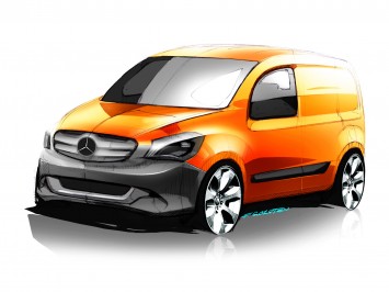 Mercedes-Benz Citan Concept design sketch