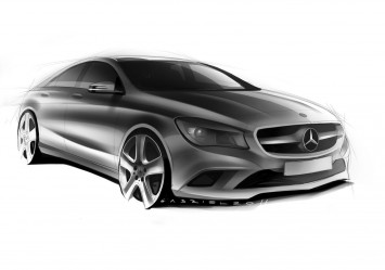 Mercedes-Benz CLA-Class Design Sketch