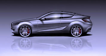 Mercedes-Benz CLC design sketch