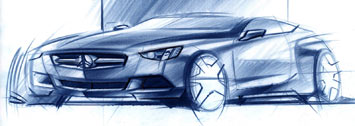 Mercedes-Benz CLC design sketch