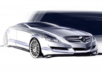 Mercedes-Benz CLS Design Sketch