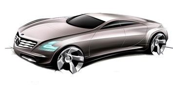 Mercedes-Benz CLS Design Sketch