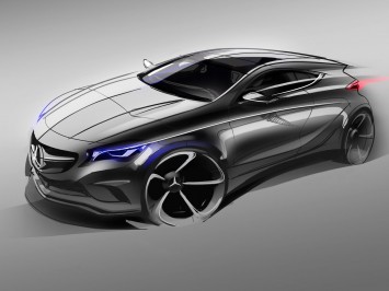 Mercedes-Benz Concept A-Class Design Sketch