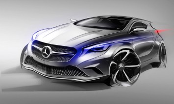 Mercedes-Benz Concept A-Class Design Sketch