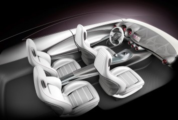 Mercedes-Benz Concept A-Class Interior Design Sketch