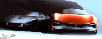 Mercedes-Benz Concept by Oliver Elst - Design Sketch