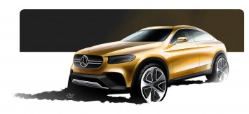 Mercedes-Benz Concept GLC Coupe - Design Sketch