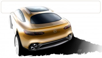 Mercedes-Benz Concept GLC Coupe - Design Sketch