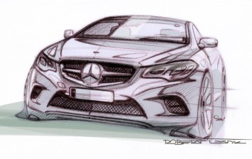 Mercedes-Benz E-Class Coupe - Design Sketch