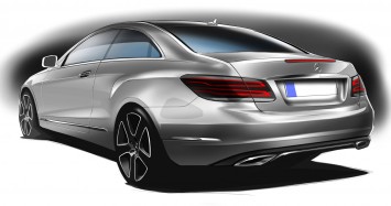 Mercedes-Benz E-Class Coupe - Design Sketch