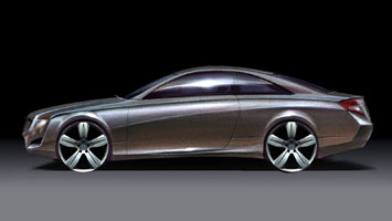 Mercedes-Benz E Class Coupe Design Sketch