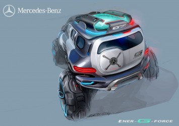 Mercedes-Benz Ener-G-Force Concept Design Sketch