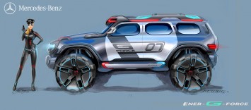 Mercedes-Benz Ener-G-Force Concept Design Sketch