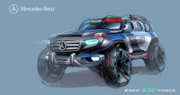 Mercedes-Benz Ener-G-Force Concept Design Sketch