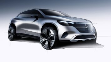 Mercedes-Benz EQE SUV Design Sketch