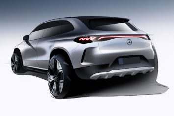 Mercedes-Benz EQE SUV Design Sketch