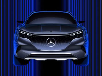 Mercedes-Benz EQE SUV Design Sketch Render