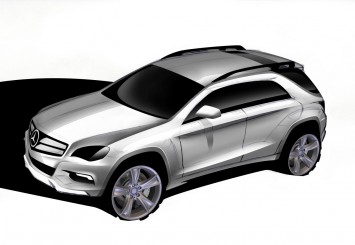 Mercedes-Benz M-Class Design Sketch