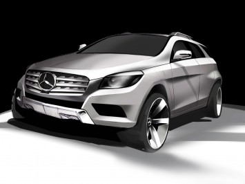 Mercedes-Benz M-Class Design Sketch