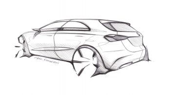 Mercedes-Benz New A Class Design Sketch