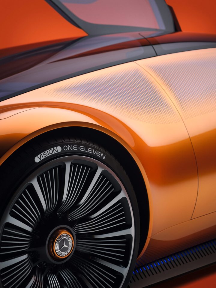 Mercedes-Benz One Eleven Concept Design Detail Wheel and Pattern