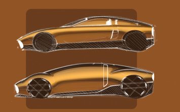 Mercedes-Benz One Eleven Concept Design Sketch Render