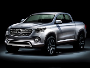 Mercedes-Benz Pickup Design Sketch