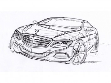 Mercedes-Benz S-Class - Design Sketch