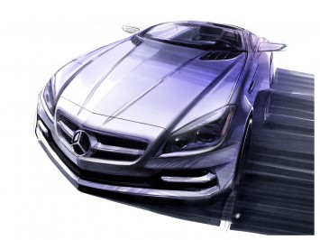 Mercedes-Benz SLK Design Sketch