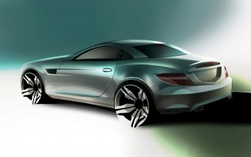 Mercedes-Benz SLK Design Sketch