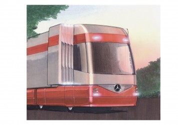 Mercedes-Benz Truck Concept Design Sketch