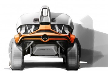 Mercedes-Benz Unimog Concept Design Sketch