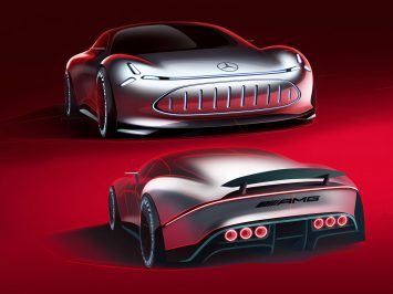 Mercedes-Benz Vision AMG Concept Concept Design Sketches