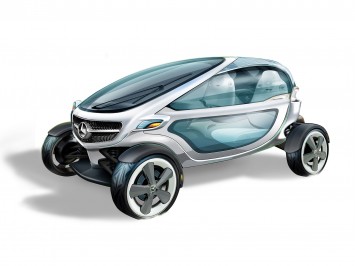 Mercedes-Benz Vision Golf Cart Concept - Design Sketch