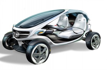 Mercedes-Benz Vision Golf Cart Concept - Design Sketch