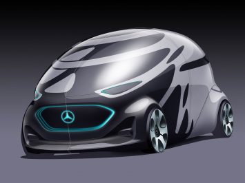 Mercedes-Benz Vision Urbanetic Concept Design Sketch Render