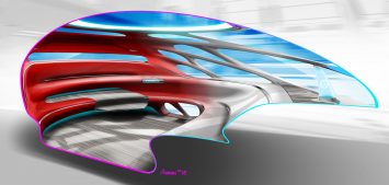 Mercedes-Benz Vision Urbanetic Concept Interior Design Sketch Render