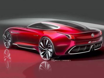 MG E Motion Concept Design Sketch Render