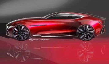 MG E Motion Concept Design Sketch Render