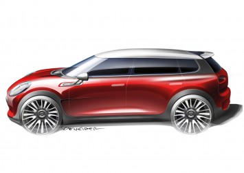 MINI Clubman Concept Design Sketch