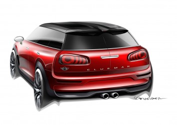 MINI Clubman Concept Design Sketch