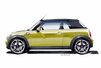 Mini Convertible Design Sketch