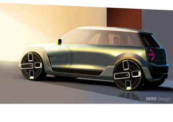 MINI Electric Concept Design Sketch Render