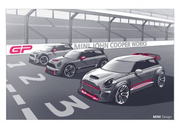 Mini John Cooper Works GP Design Sketch Render