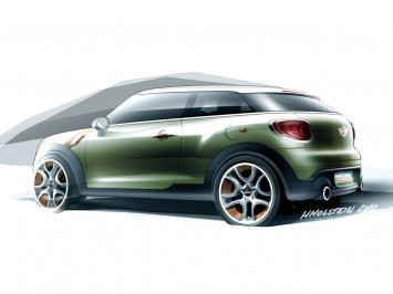 MINI Paceman Concept Design Sketch