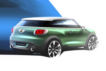 MINI Paceman Concept Design Sketch