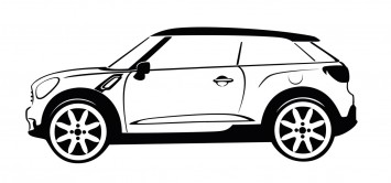 MINI Paceman Concept Design Sketch