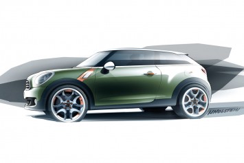 MINI Paceman Concept Design Sketch