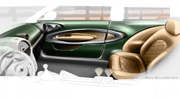 MINI Paceman Concept Interior Design Sketch